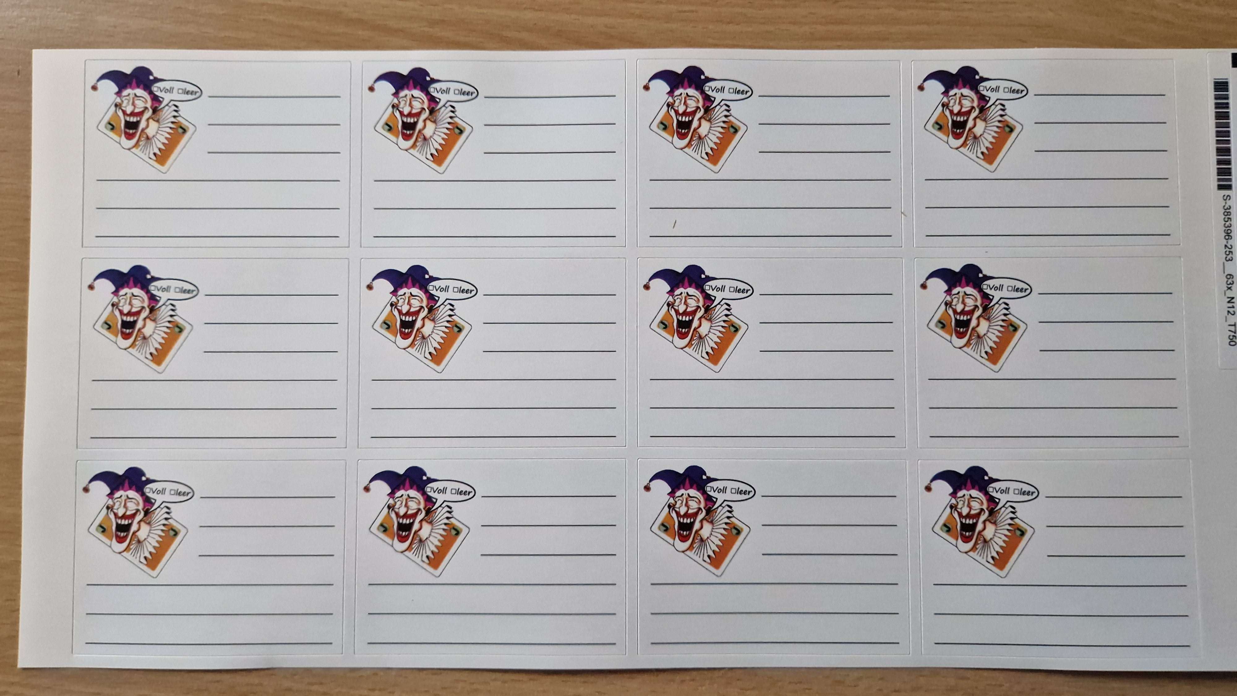 Amiga Joker Floppy Sticker "Joker Lines"