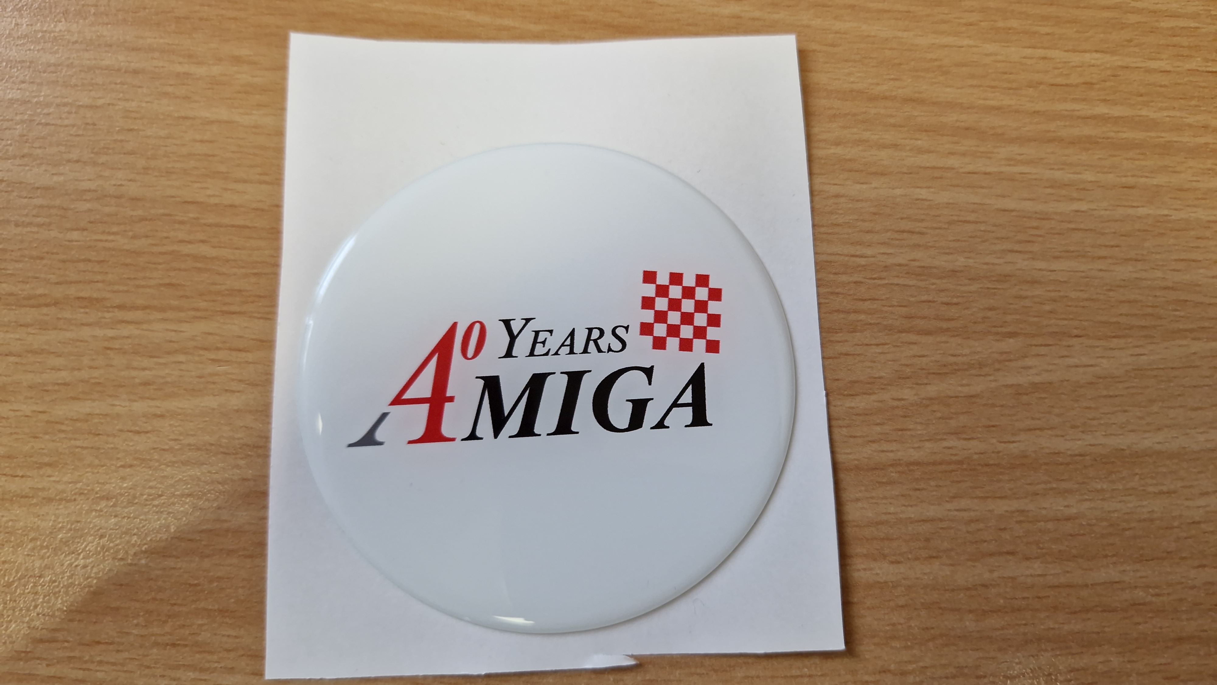 40 Years Amiga - 3D Gel sticker