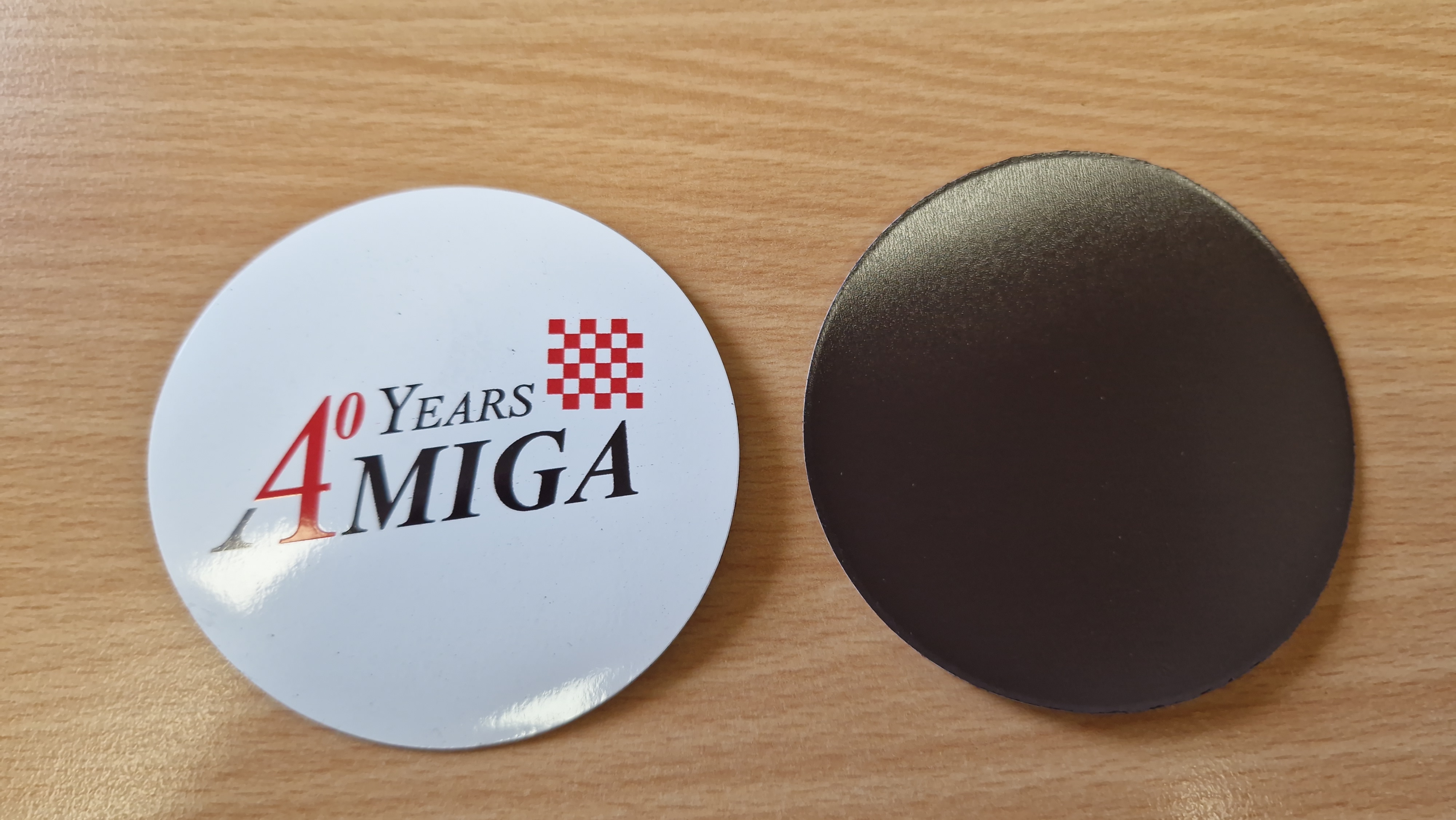 40 Years Amiga - Magnetic Button 40 Years Amiga - Magnetic Button