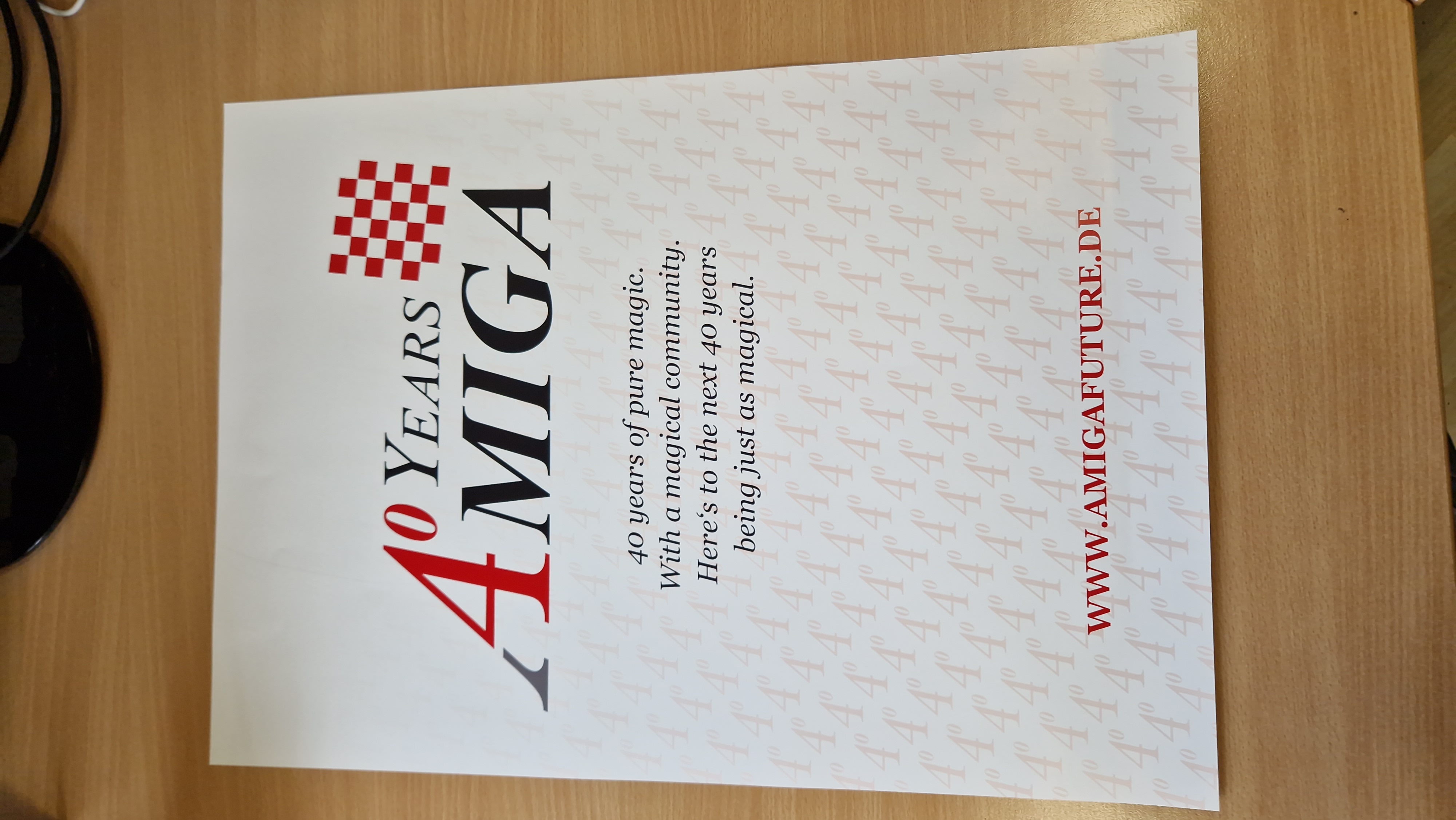 40 Years Amiga - Poster 40 Years Amiga - Poster